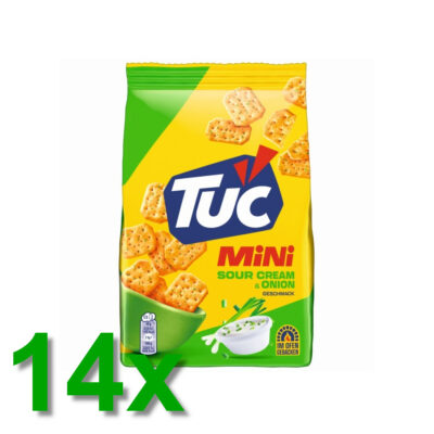 TUC Cracker Sour Cream & Onion Mini 14x 120g – Bild 1