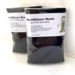 2er Pack Mund & Nasen Maske 2x schwarz