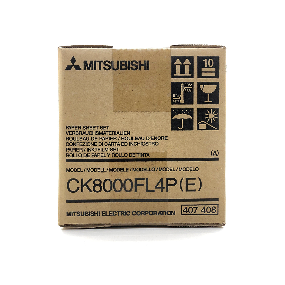 Mitsubishi CK700S4P ID Thermopapier/Fotopapier HX Set 3x 110Stk. 