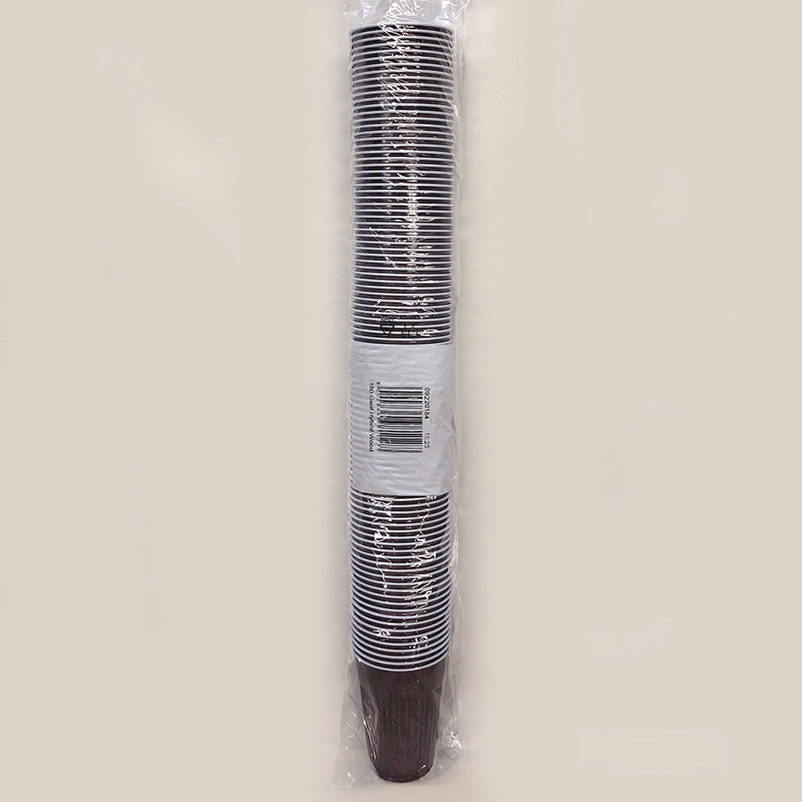Hybrid-Thermo-Becher 180ml braun/weiß, 100 Stück – Zoells