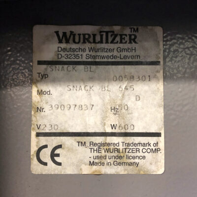 Wurlitzer Snack BL 645 gebraucht – Bild 5