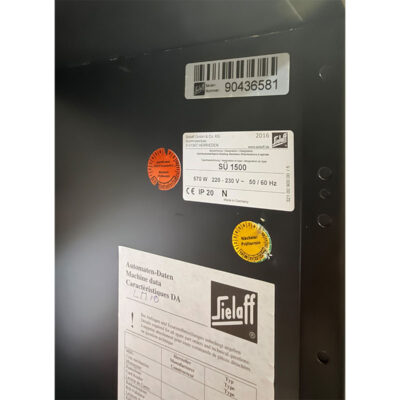 Sielaff SÜ 1500 LM schwarz gebraucht – Bild 5