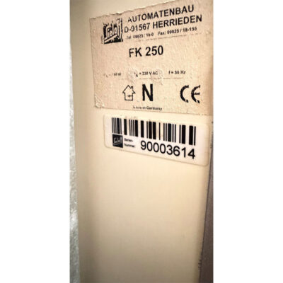 Sielaff FK 250 FT grau gebraucht – Bild 4