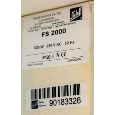 Sielaff FS 2000 Kombiautomat grau gebraucht – Bild 6