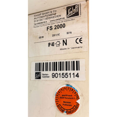 Sielaff FS 2000 Kombiautomat weiß gebraucht – Bild 4