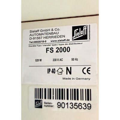 Sielaff FS 2000 Kombiautomat weiß gebraucht – Bild 3