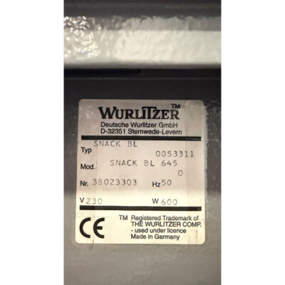 Wurlitzer Snack BL 645 gebraucht – Bild 5