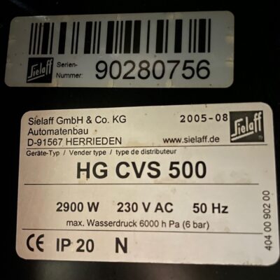 Sielaff HG CVS 500 gebraucht – Bild 5